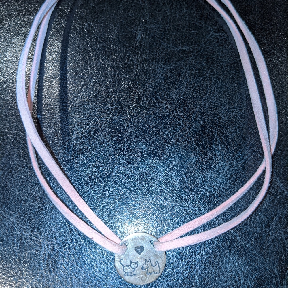 Silpada Choker Necklace Dog Cat Sterling